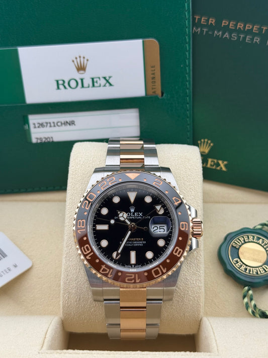 Rolex GMT-Master II Rootbeer Rose Gold/Stainless steel 126711CHNR