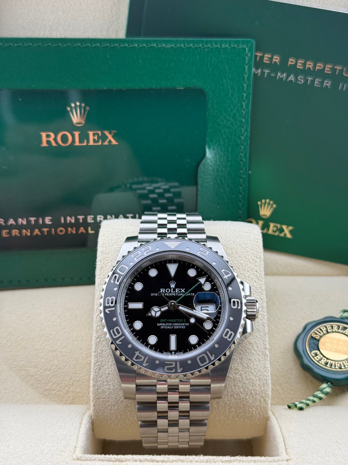Rolex GMT-Master II Bruce Wayne Jubilee 126710GRNR