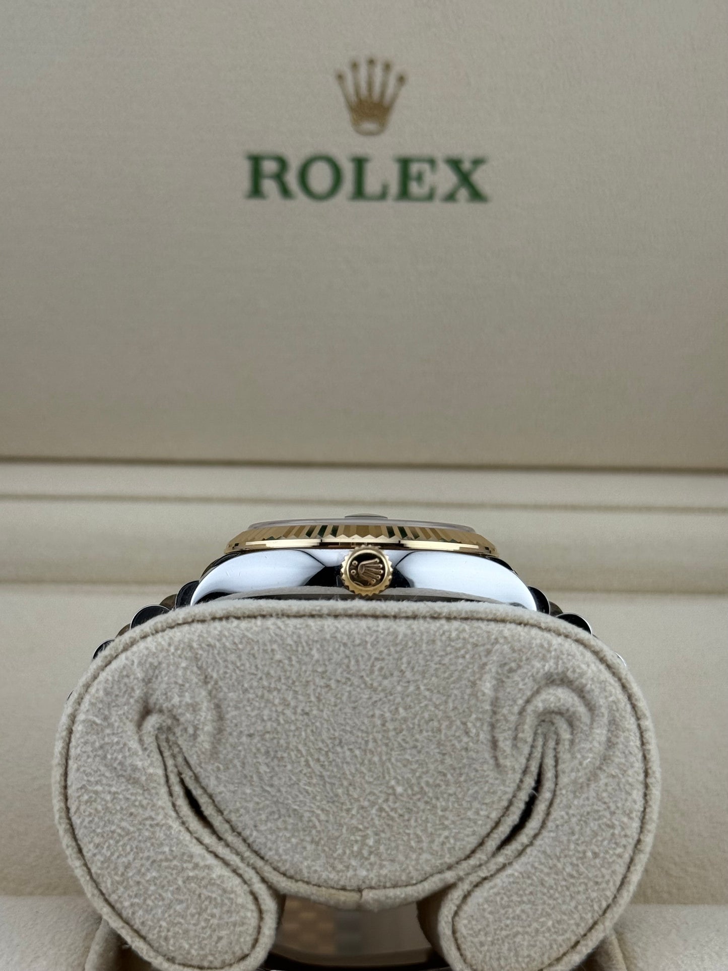 Rolex Datejust 31 Yellow Gold/Steel Green Diamond Jubilee 278273