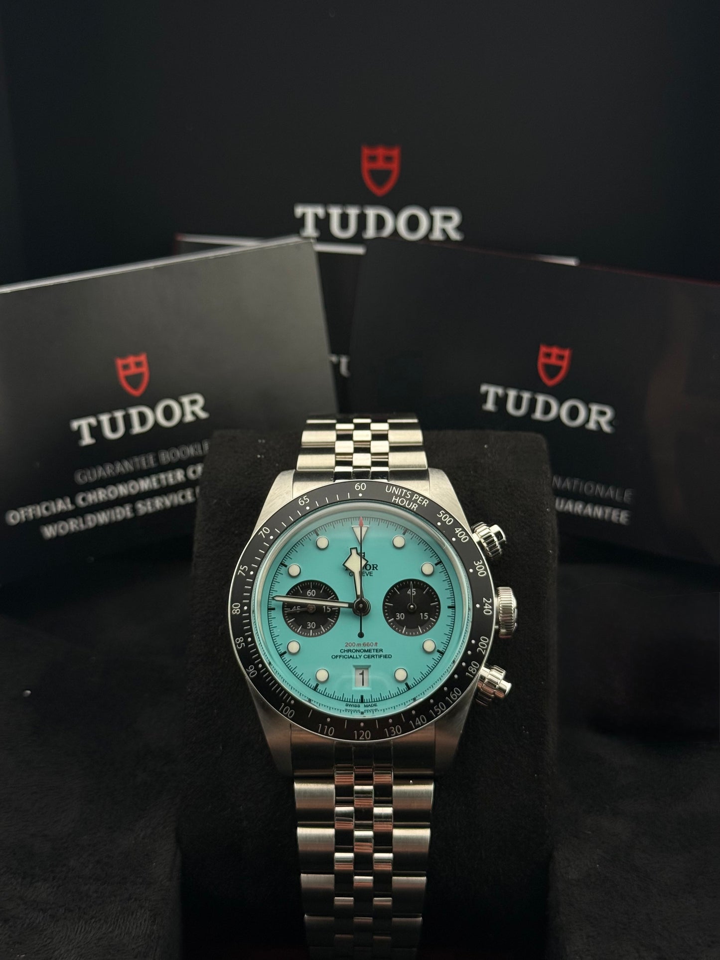 Tudor Black Bay Chrono Flamingo Blue 79360-0024