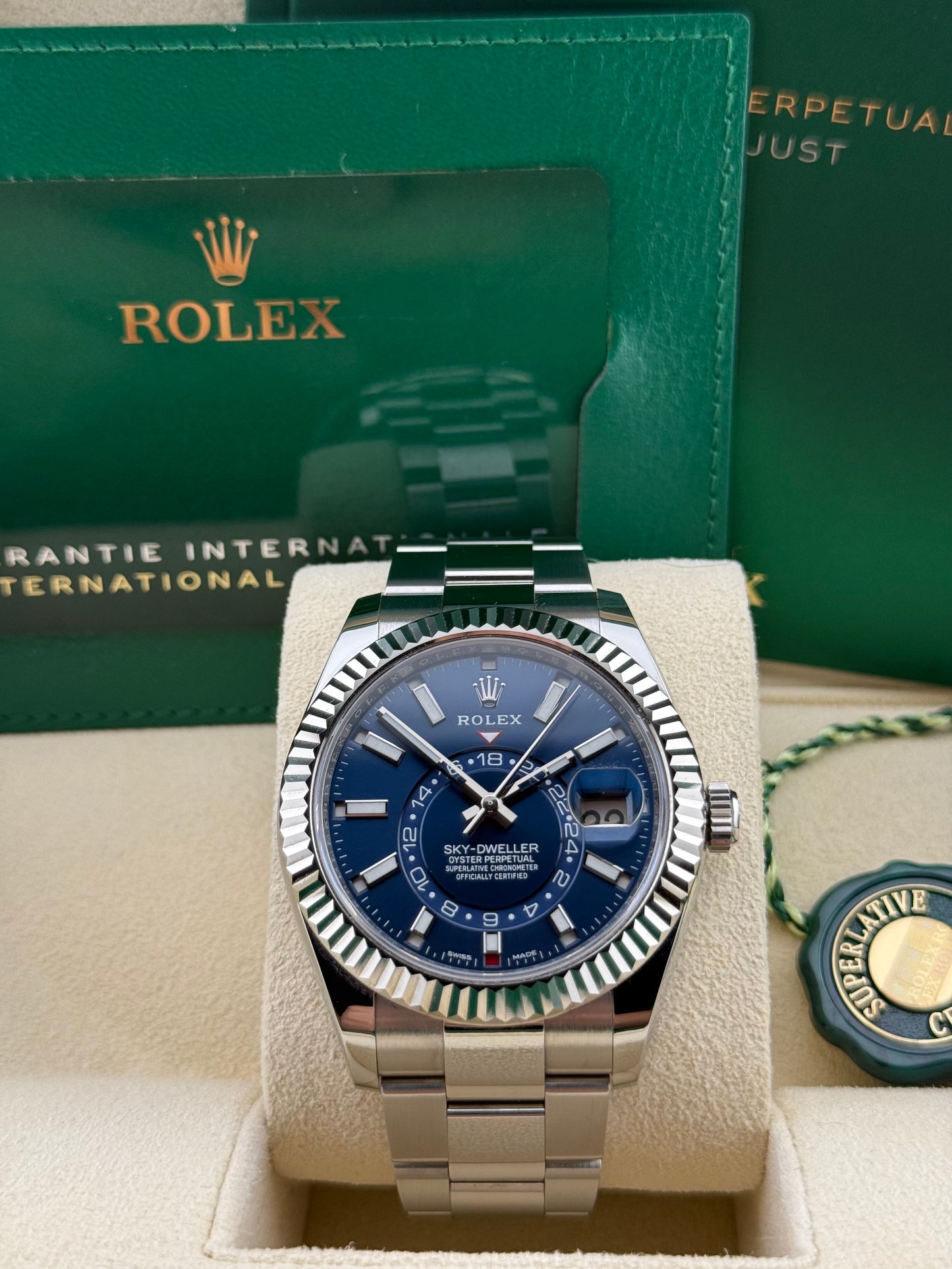 Rolex Sky-Dweller Blue Oyster 326934 [ON HOLD]
