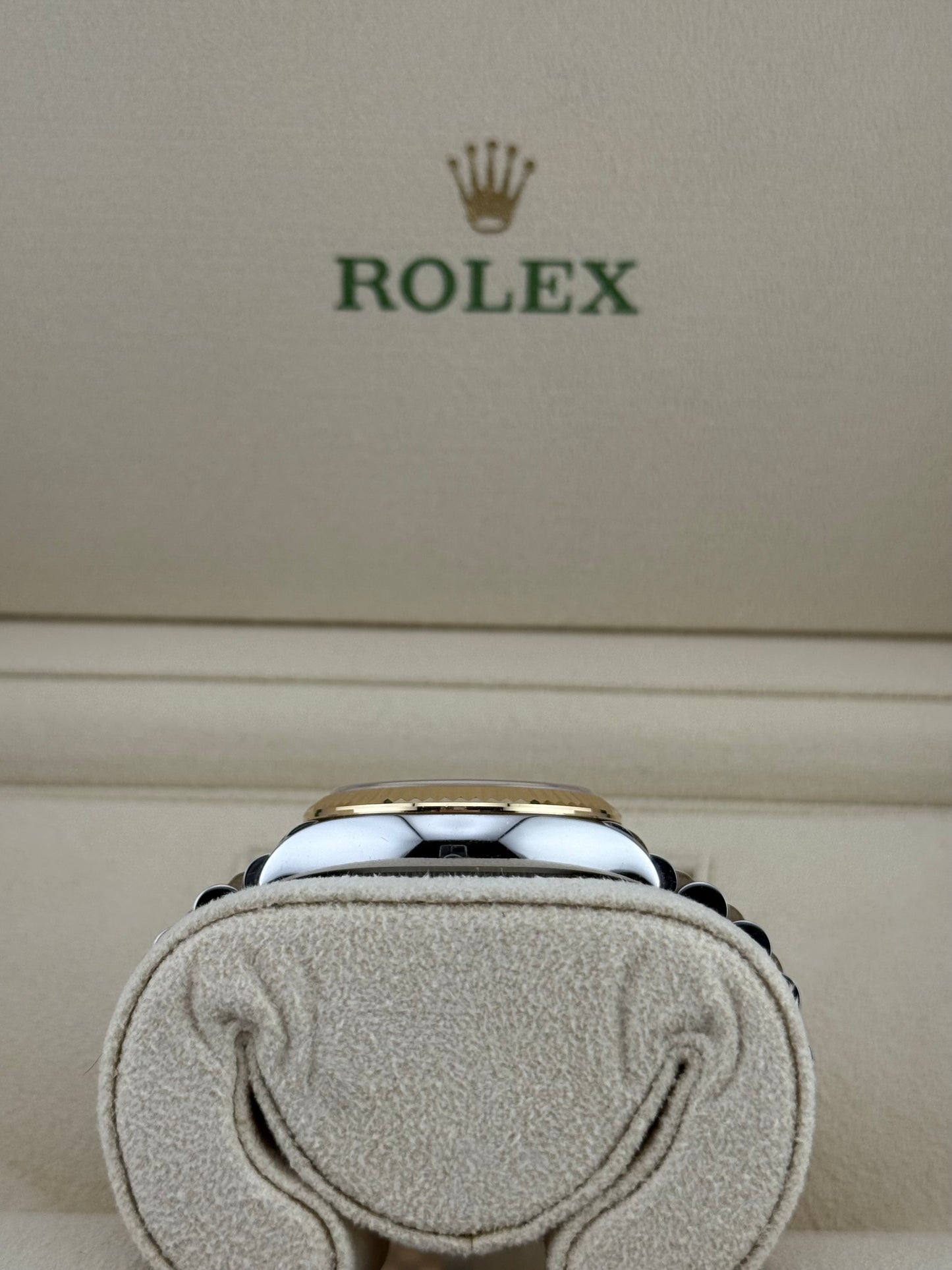 Rolex Datejust 31 Yellow Gold/Steel Green Diamond Jubilee 278273