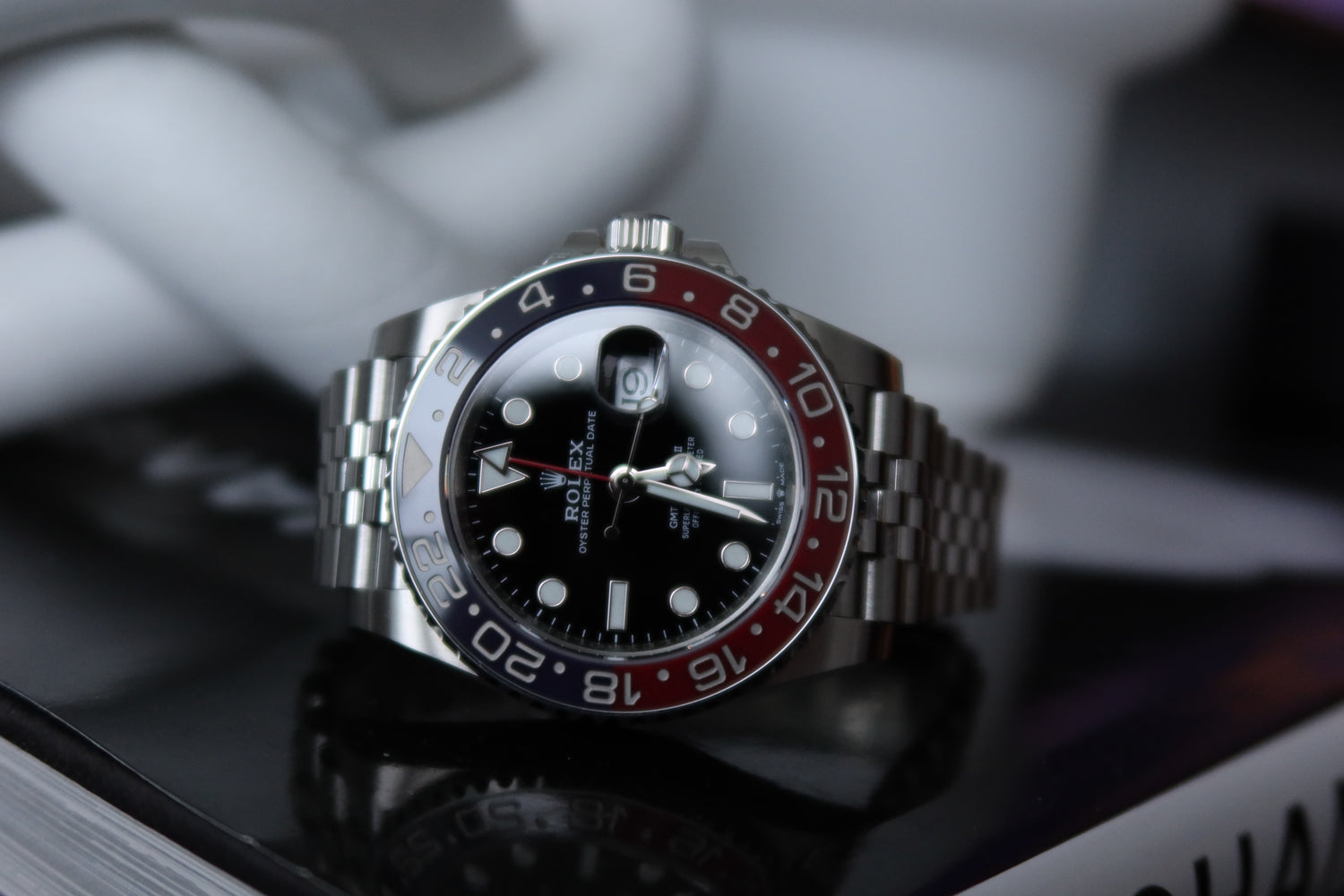 Rolex GMT-Master II luxury watch close-up
